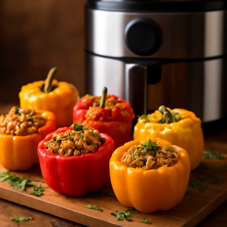 Фаршированные перцы в аэрогриле - простой и вкусный рецепт Фаршированные перцы в аэрогриле: простой и вкусный рецепт