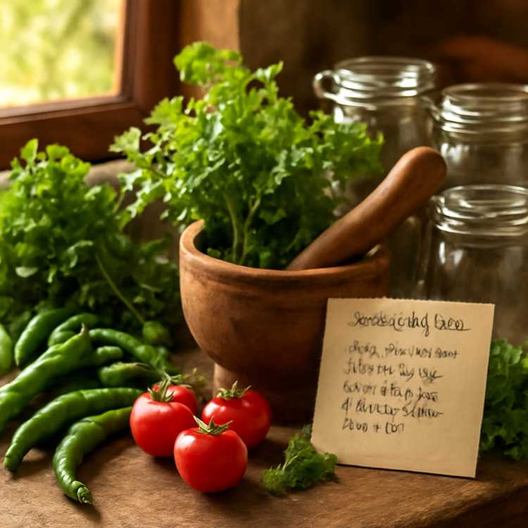 Рецепт зеленой аджики на зиму - Вкусные секреты домашнего приготовления Рецепт зеленой аджики на зиму: Вкусные секреты домашнего приготовления