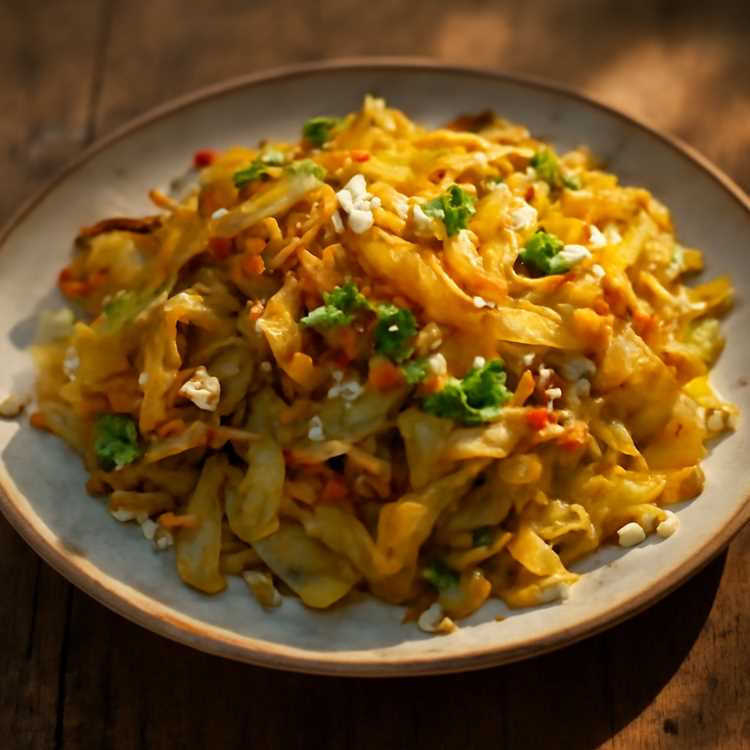Вкусный рецепт жареной капусты - простые шаги для идеального блюда Вкусный рецепт жареной капусты: простые шаги для идеального блюда