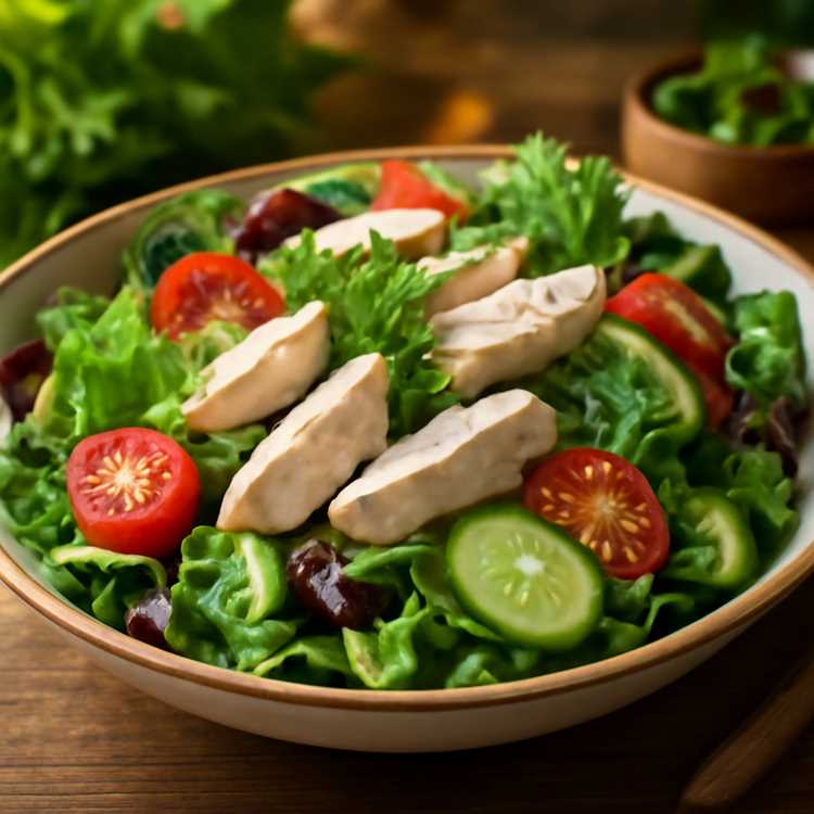 Вкусный салат с отварной курицей: простой и быстрый рецепт