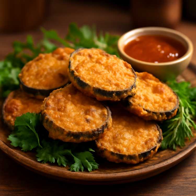 Хрустящие баклажаны в крахмале на сковороде: Простой рецепт вкусного угощения